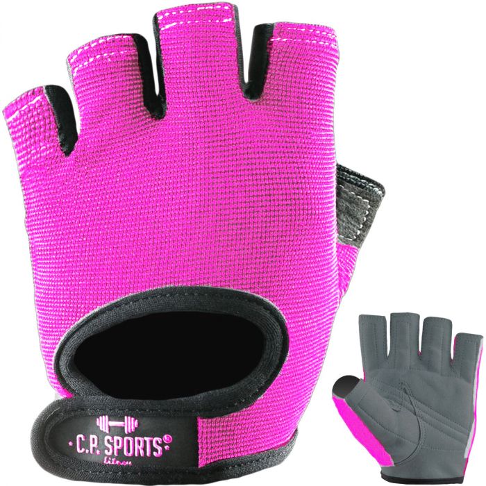 Fitness rukavice Power růžové - C.P. Sports