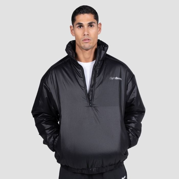 Bunda 1/2 Zip Prime Black - GymBeam XXL