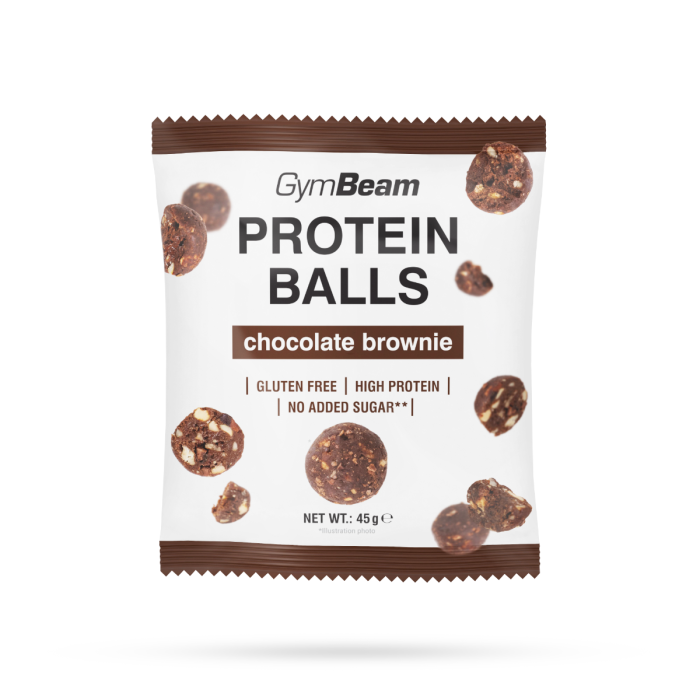 Protein Balls - GymBeam 45 g - čokoládové brownie
