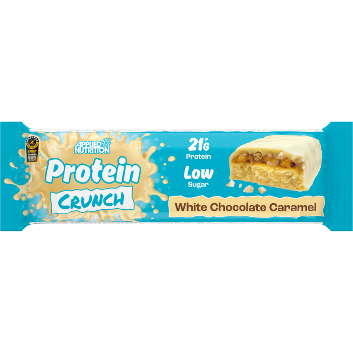Levně Proteinová tyčinka Protein Crunch 60 g bílá čokoláda karamel - Applied Nutrition