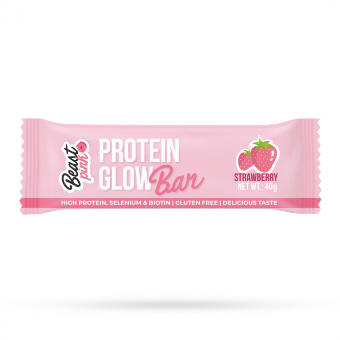 Protein GlowBar - BeastPink 40 g - čokoláda
