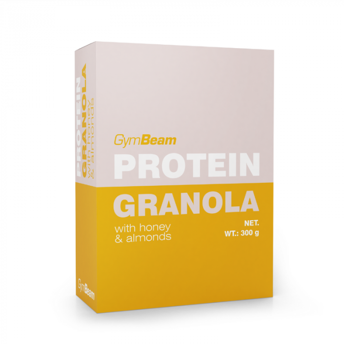 Proteinová granola s medem a mandlemi - GymBeam