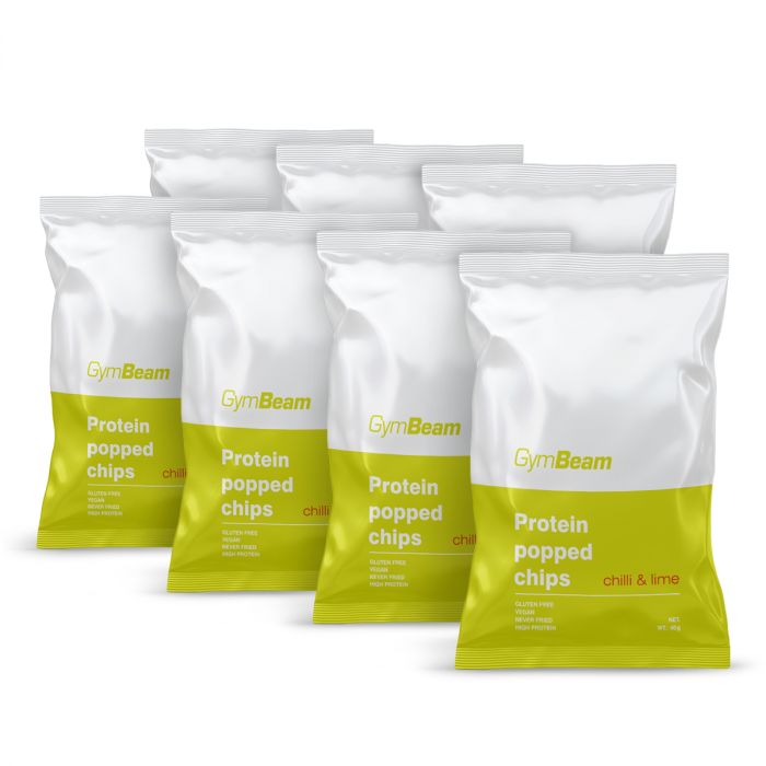 Proteinové čipsy - GymBeam 40 g - mořská sůl