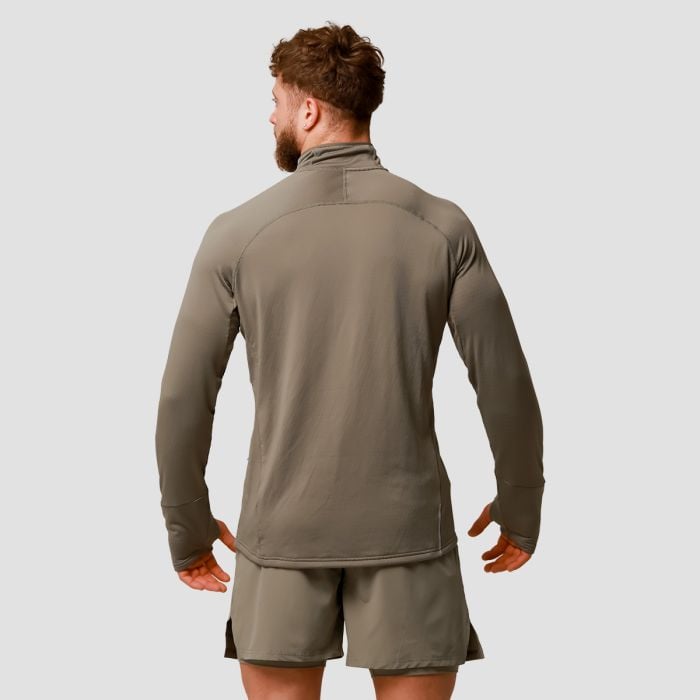 Běžecká mikina 1/2 Zip Pulse Vetiver - GymBeam L