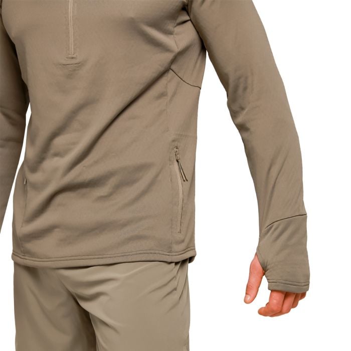 Běžecká mikina 1/2 Zip Pulse Vetiver - GymBeam L