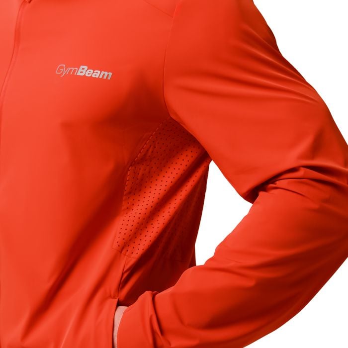 Běžecká bunda Pulse Orange - GymBeam XXL