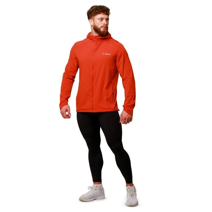 Běžecká bunda Pulse Orange - GymBeam XXL