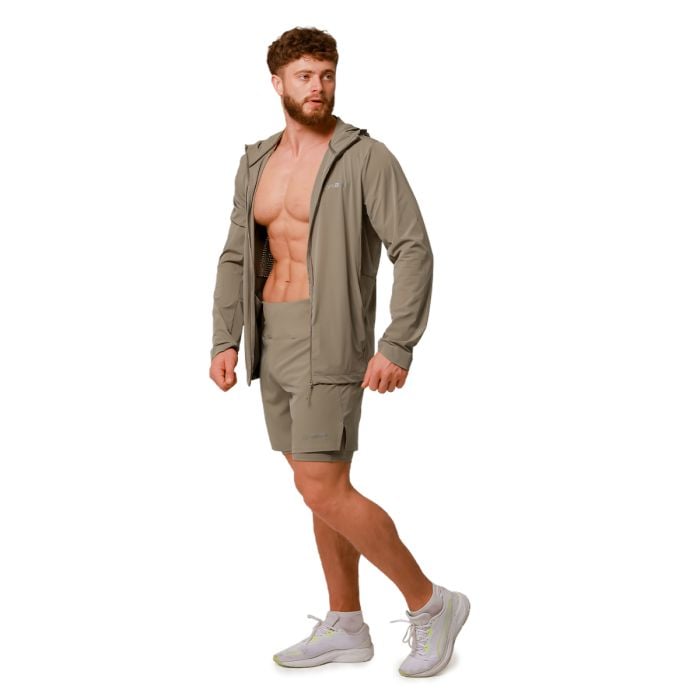 Běžecká bunda Pulse Vetiver - GymBeam L