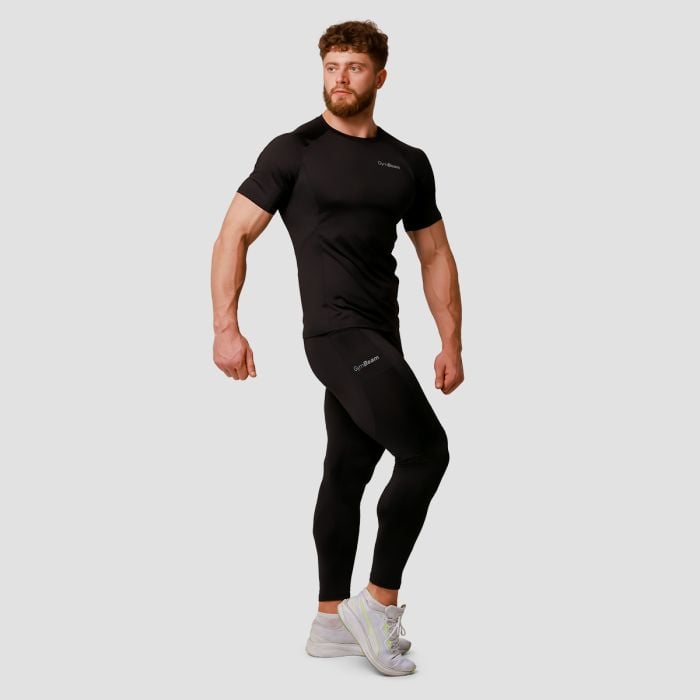 Běžecké legíny Pulse Black - GymBeam L