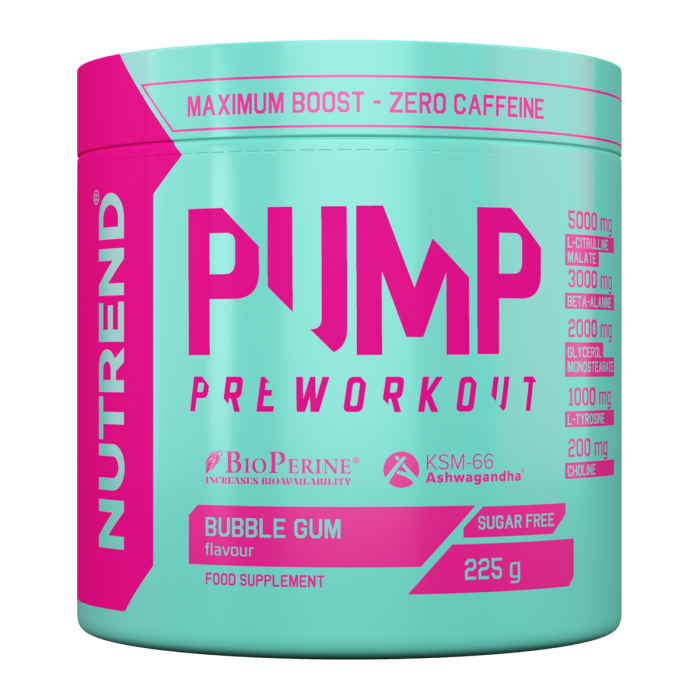 PUMP - Nutrend 225 g - žvýkačka