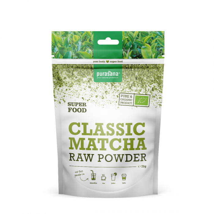 Levně BIO Classic Matcha Raw Powder 75 g - Purasana