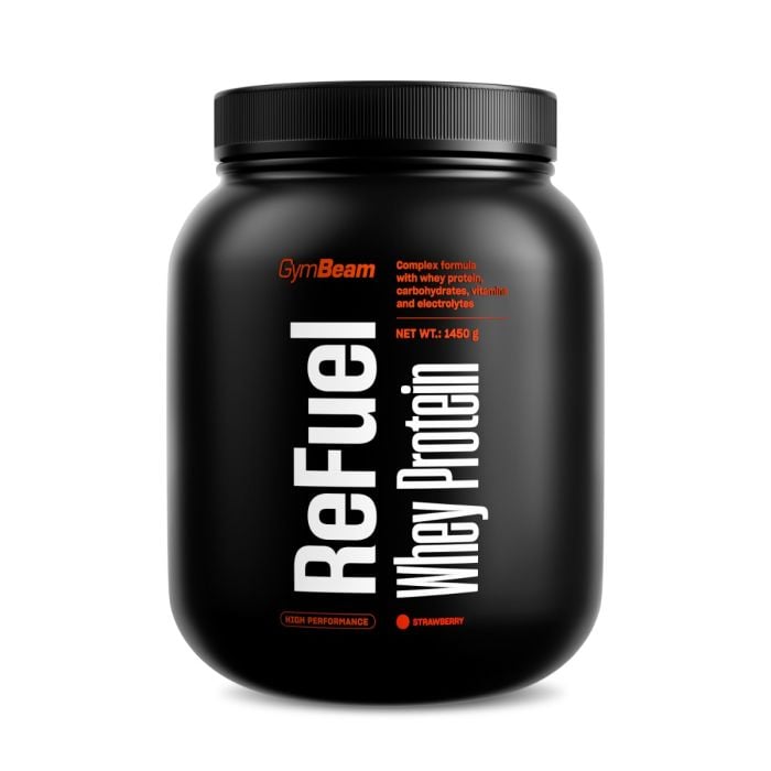 ReFuel Whey Protein - GymBeam jahoda 1450 g
