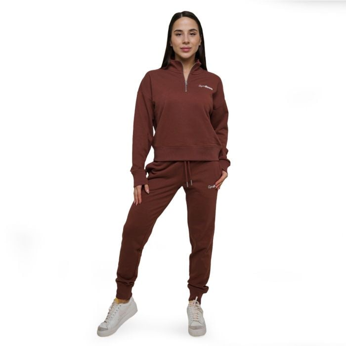Dámská mikina Agile ½ Zip Root - GymBeam XS