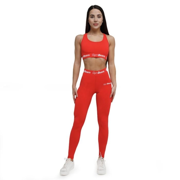 Dámské legíny Simple Rouge Red - GymBeam M