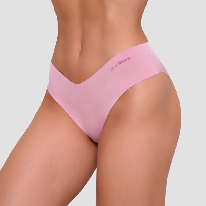 Bezešvé kalhotky Classic 3Pack Dusty Rose - GymBeam XXL