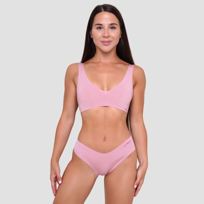 Bezešvé kalhotky Classic 3Pack Dusty Rose - GymBeam XXL