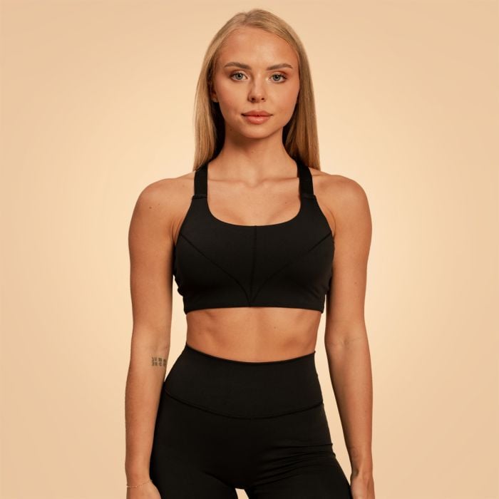 Sportovní podprsenka Sense Black - BeastPink L