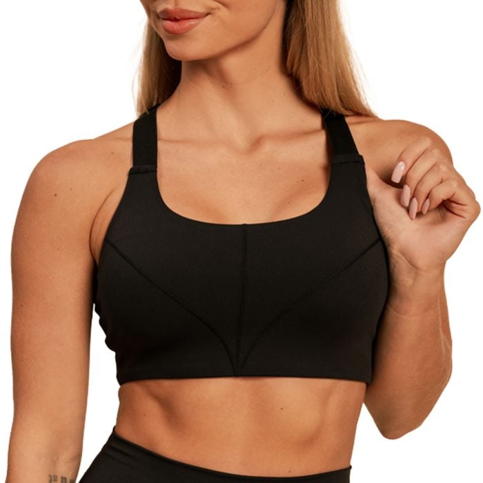 Sportovní podprsenka Sense Black - BeastPink L