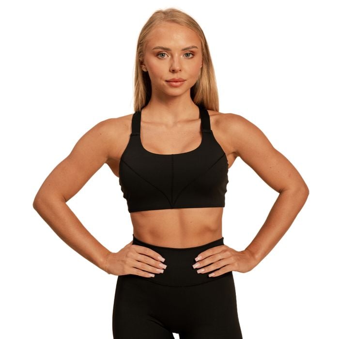 Sportovní podprsenka Sense Black - BeastPink L