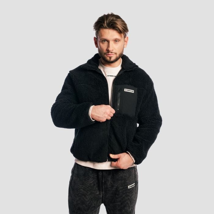 Bunda Sherpa Black - GymBeam XL