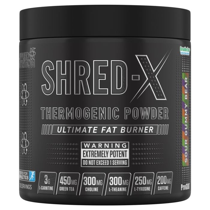 Spalovač tuků Shred X Thermogenic Powder 300 g kyselí gumoví medvídci - Applied Nutrition