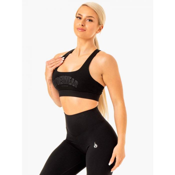 Sportovní podprsenka Knockout Racer Back černá - Ryderwear M