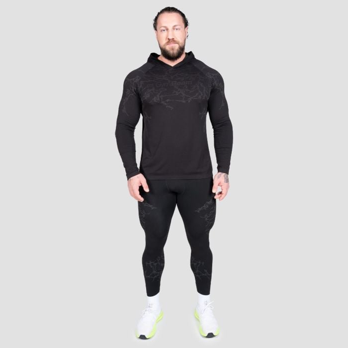 Seamless legíny Static Black - GymBeam XL