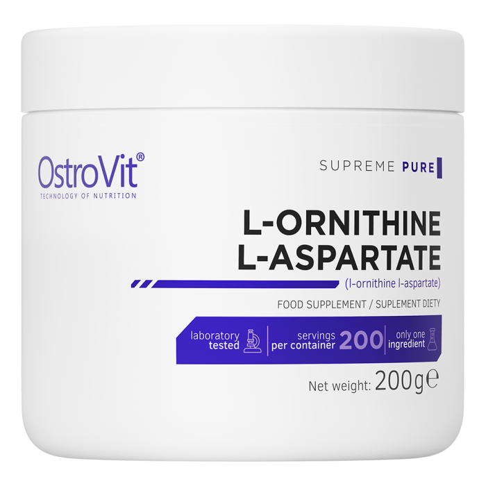 Levně L-Ornitin L-Aspartát Supreme pure 200 g pure - OstroVit