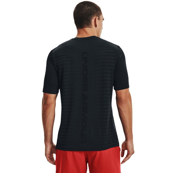 Tričko Seamless Wordmark SS Black - Under Armour S