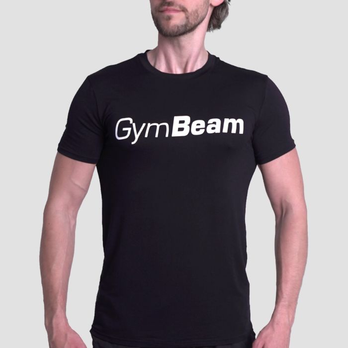Tričko Essence Black - GymBeam L