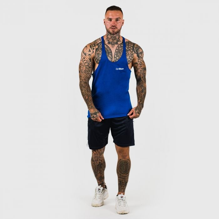 Tílko Stringer Dark Blue - GymBeam L