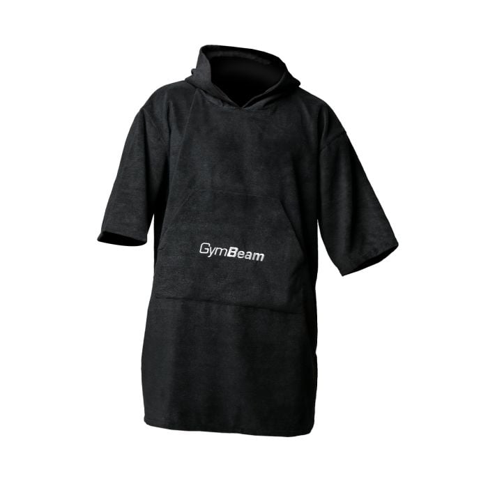 Ručníkové pončo Terry Black - GymBeam single_variant
