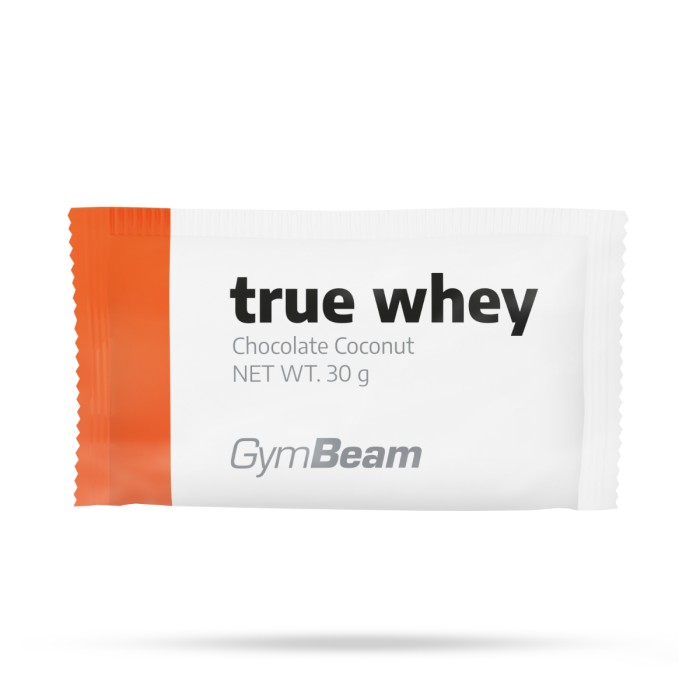 Vzorek True Whey - GymBeam 30 g - jahoda