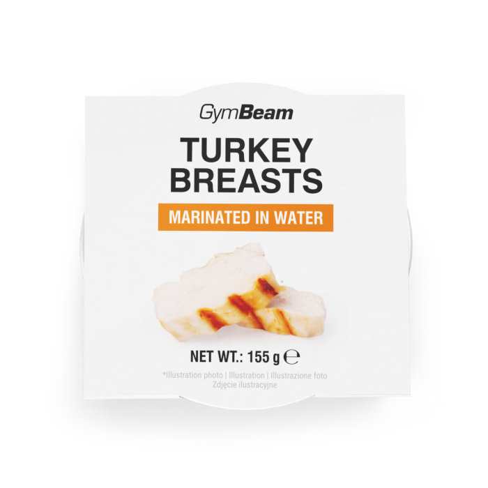 Krůtí prsa marinovaná ve vodě - GymBeam 155 g