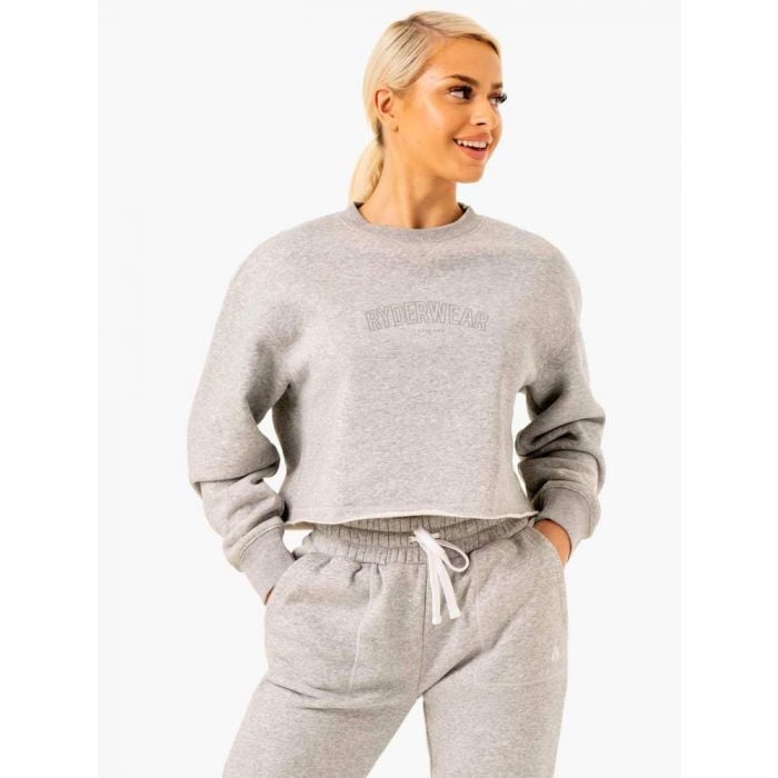 Levně Dámská mikina Ultimate Fleece Grey M - Ryderwear
