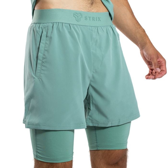Šortky 2v1 ULTRA Agave - STRIX XXXL