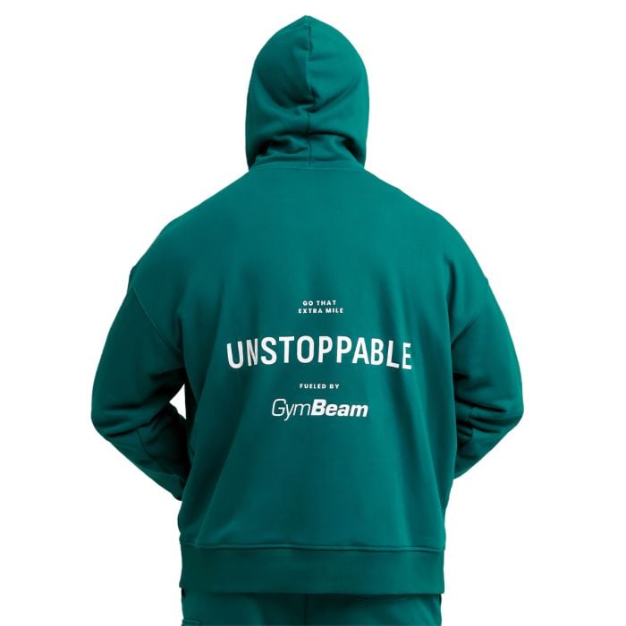 Mikina Unstoppable Green - GymBeam L