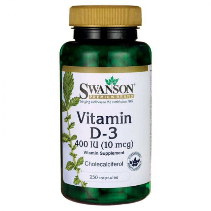 Vitamín D-3 400IU - Swanson