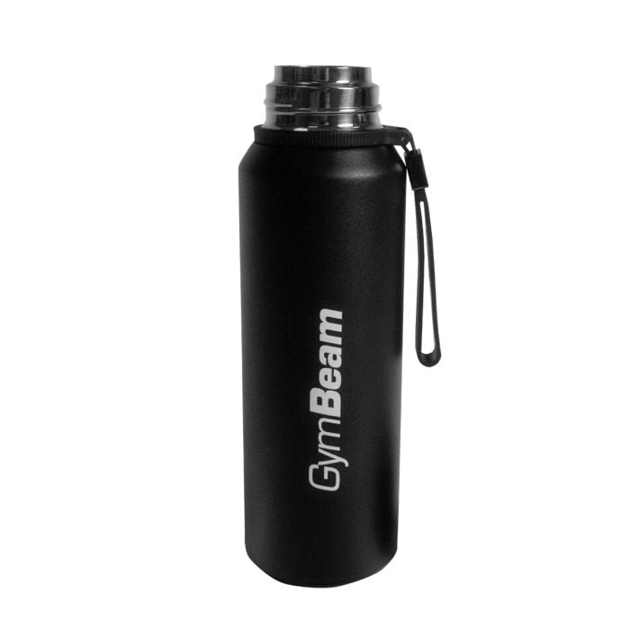 Termoska Vacuum Flask Steel Black 1000 ml - GymBeam single_variant