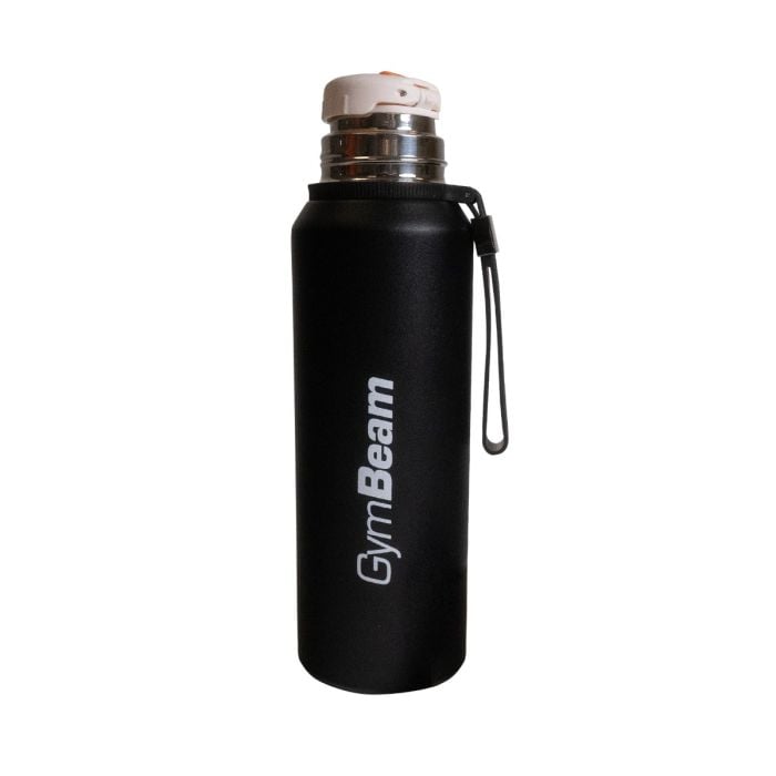 Termoska Vacuum Flask Steel Black 1000 ml - GymBeam single_variant