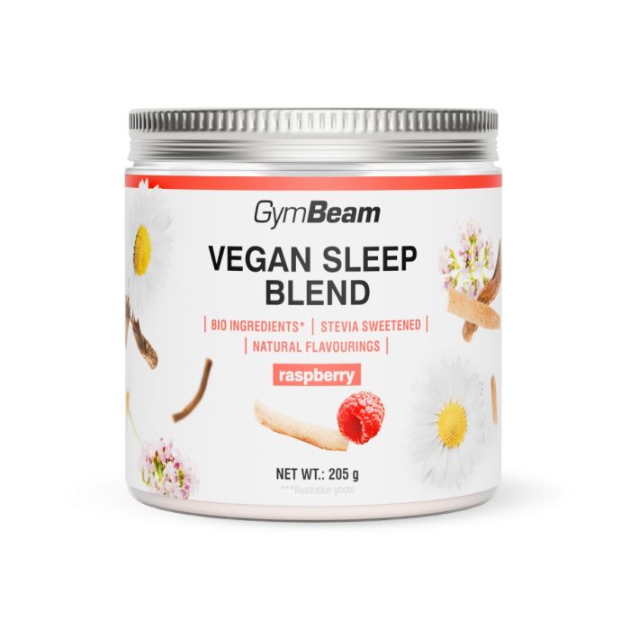 Vegan Sleep Blend - GymBeam 205 g - malina