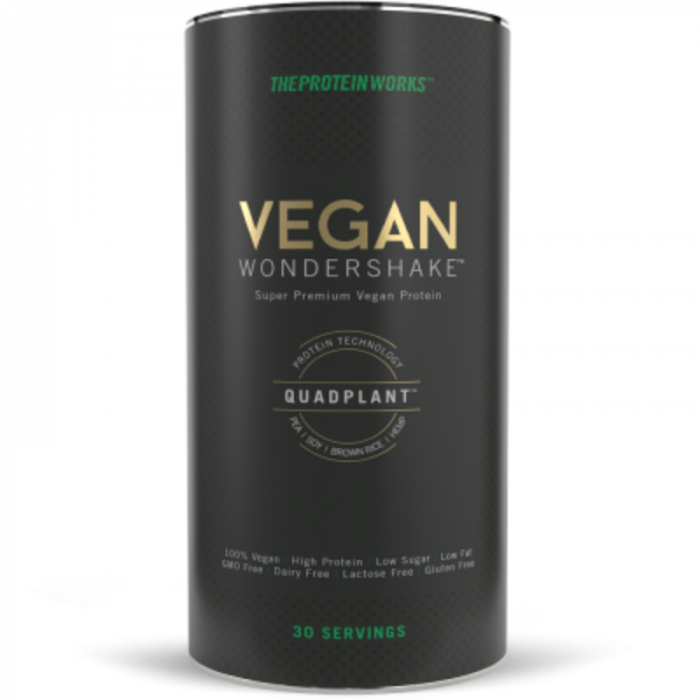 Vegan Wondershake - The Protein Works jahodový krém 750 g