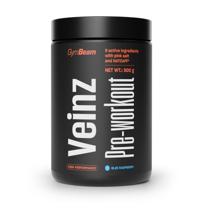 Veinz Pre-workout - GymBeam modrá malina 500 g