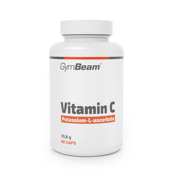 Vitamín C (L-askorban draselný) - GymBeam 90 kaps.
