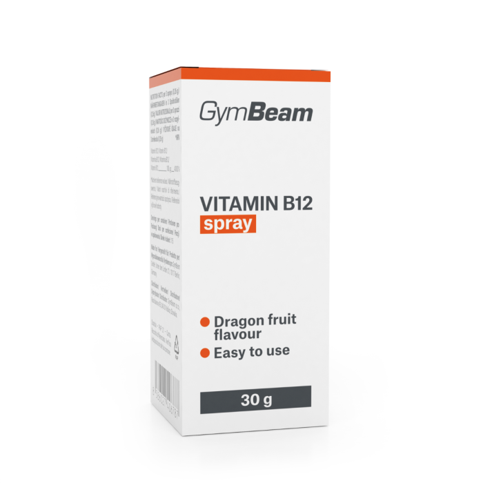 Vitamin B12 ve spreji - GymBeam 30 g