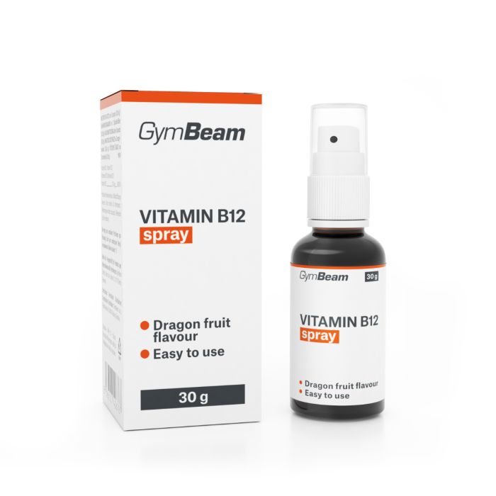 Vitamin B12 ve spreji - GymBeam 30 g