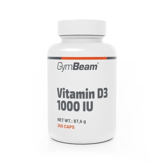Vitamín D3 1000 IU - GymBeam  365 caps