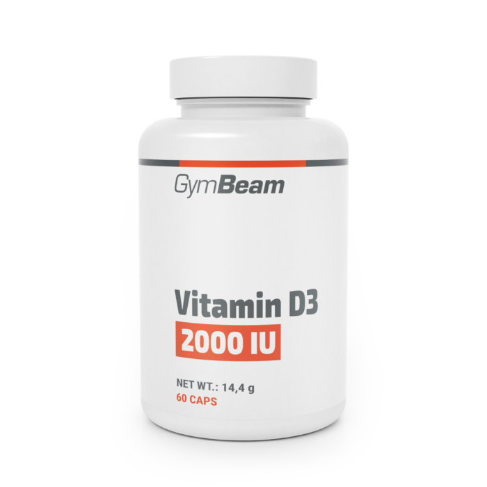 Vitamín D3 2000 IU - GymBeam  60 kaps.