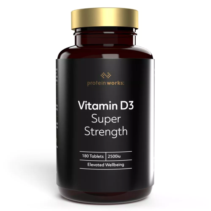 Levně Vitamín D3 Super Strength 180 tab. - The Protein Works