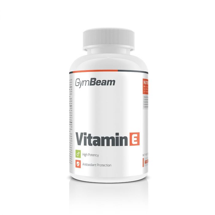Vitamín E (tokoferol) - GymBeam bez příchuti 60 kaps.